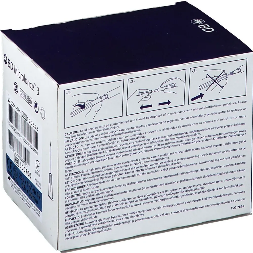 Microlance 3 Kanülen 23 G 1/4 0,6 x 30 mm>BD Best