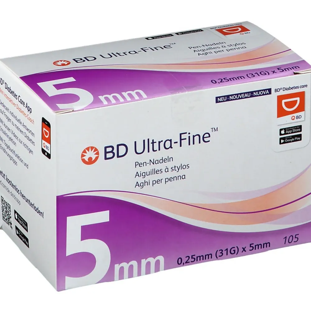 Ultra-Fine™ 5 mm 31G x 5 mm|BD Best