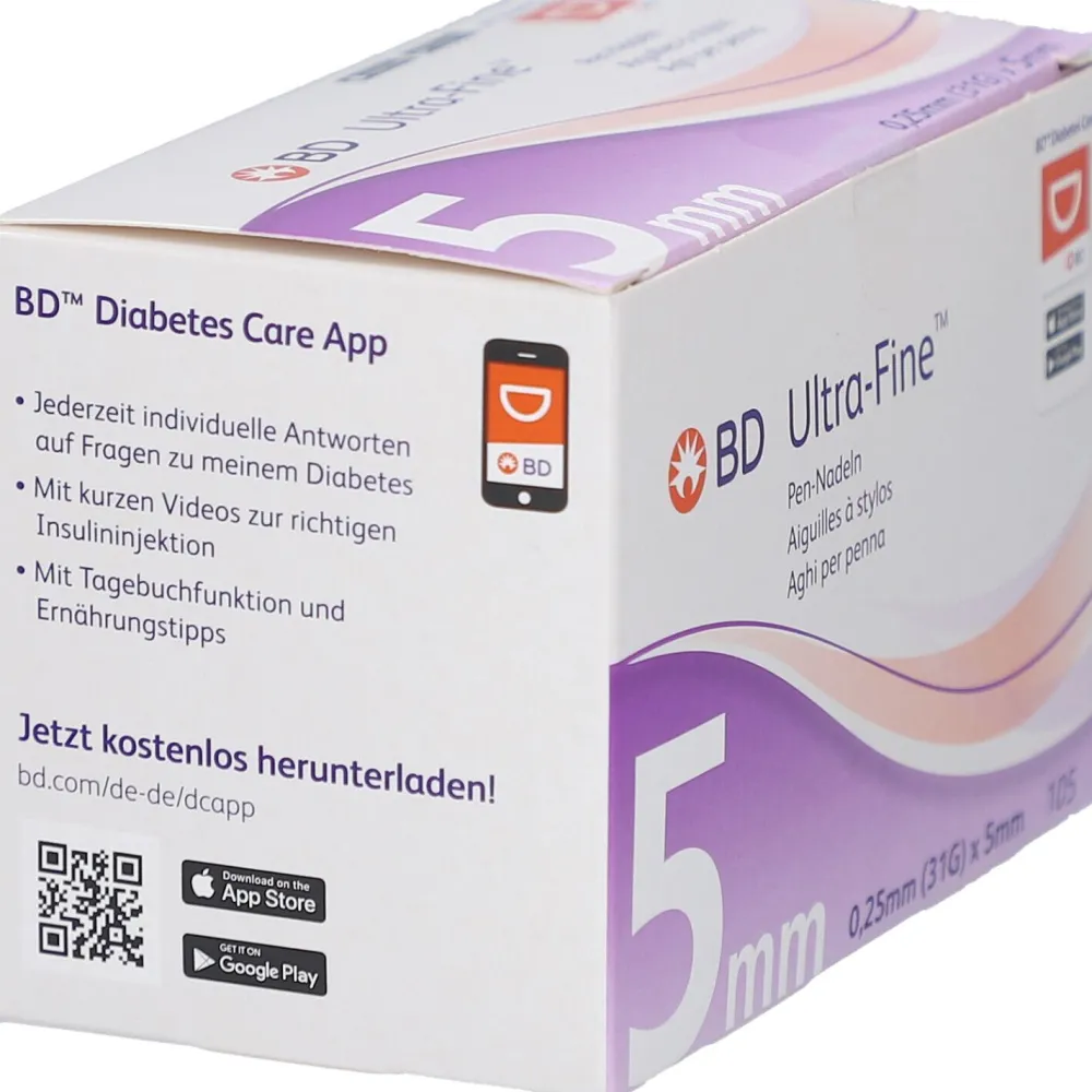 BD Ultra-Fine™ Pen-Nadeln 5 mm (0,25 mm / 31G)| Discount