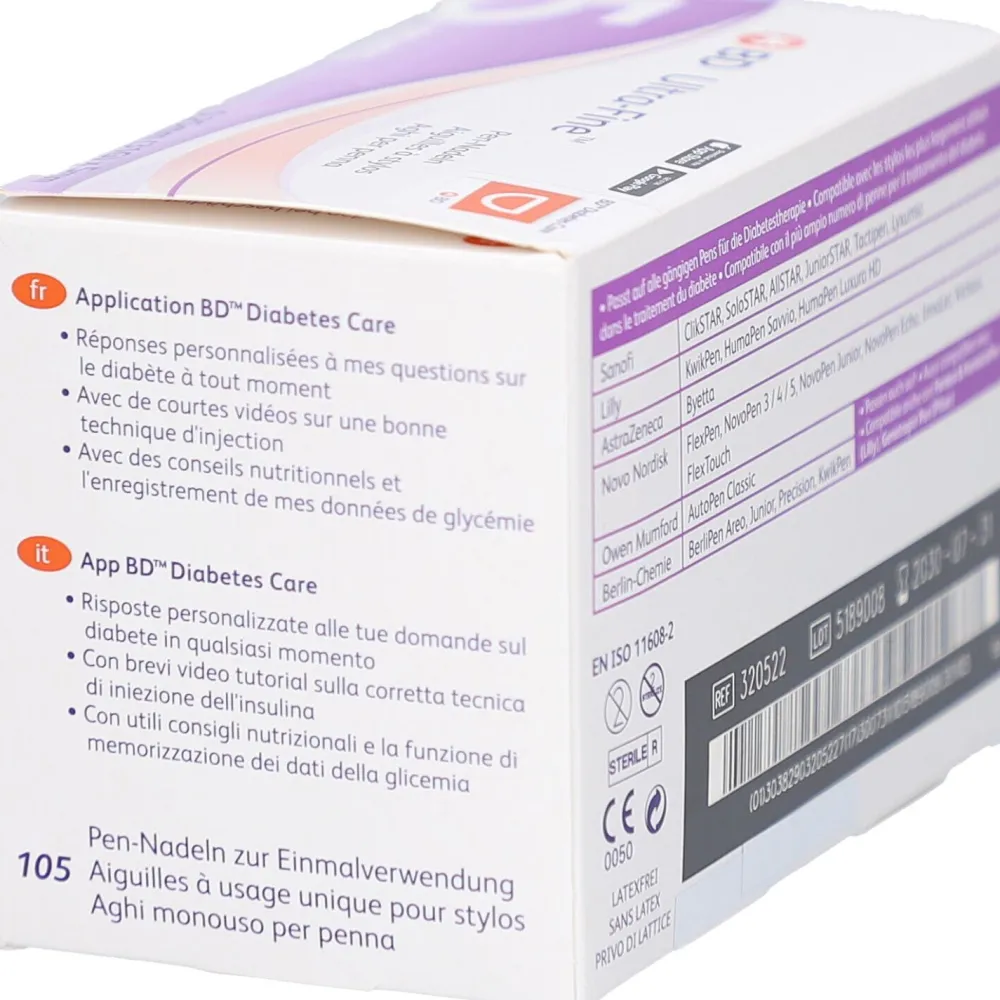 BD Ultra-Fine™ Pen-Nadeln 5 mm (0,25 mm / 31G)| Discount