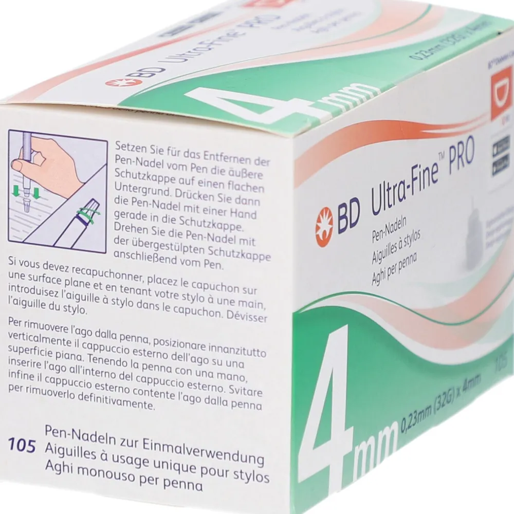 BD® Ultra-Fine PRO Pen-Nadeln 0,23 mm (32G) x 4 mm> Clearance
