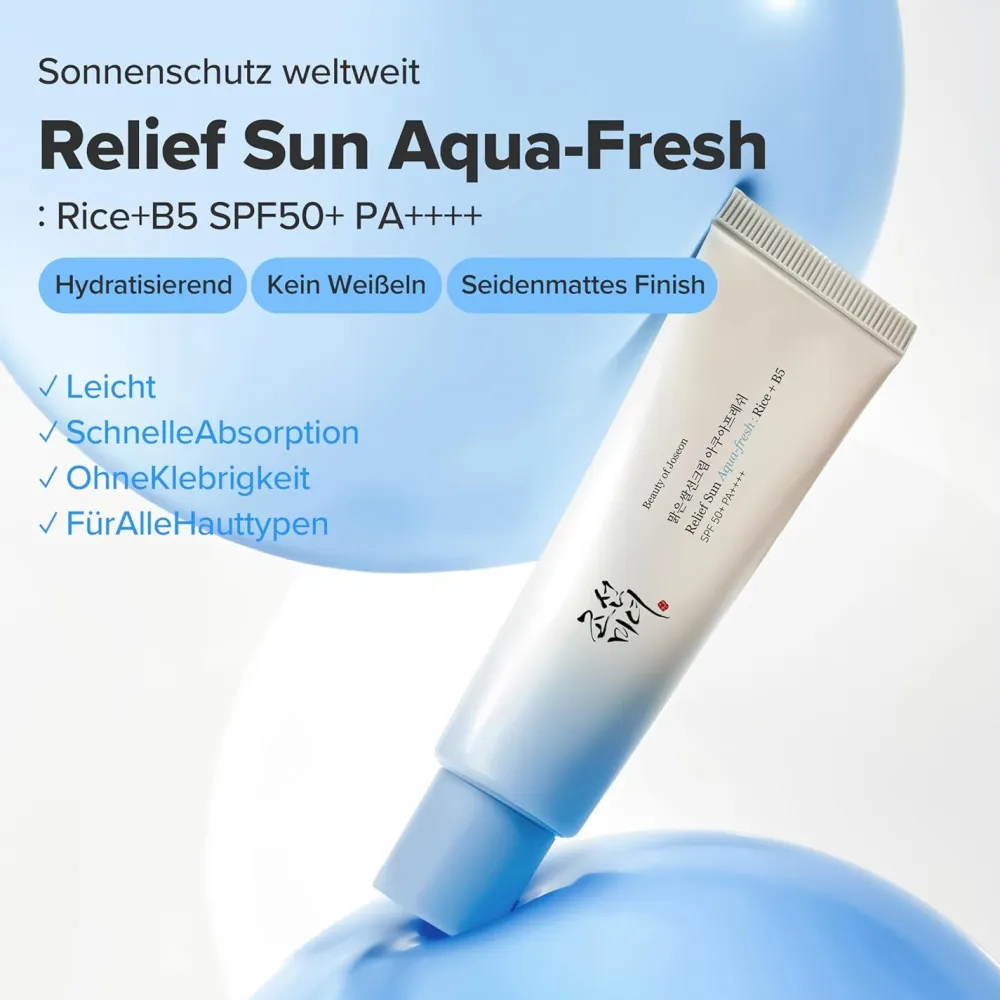 Relief Sun Aqua-Fresh: Rice + B5 (SPF50+ PA++++)|BEAUTY OF JOSEON Discount