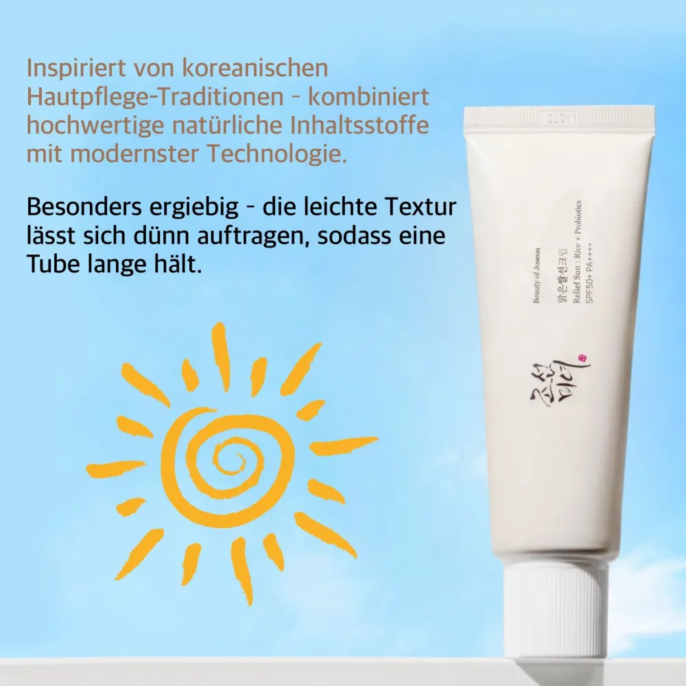 Relief Sun Rice + Probiotics SPF50+ PA++++>BEAUTY OF JOSEON Hot