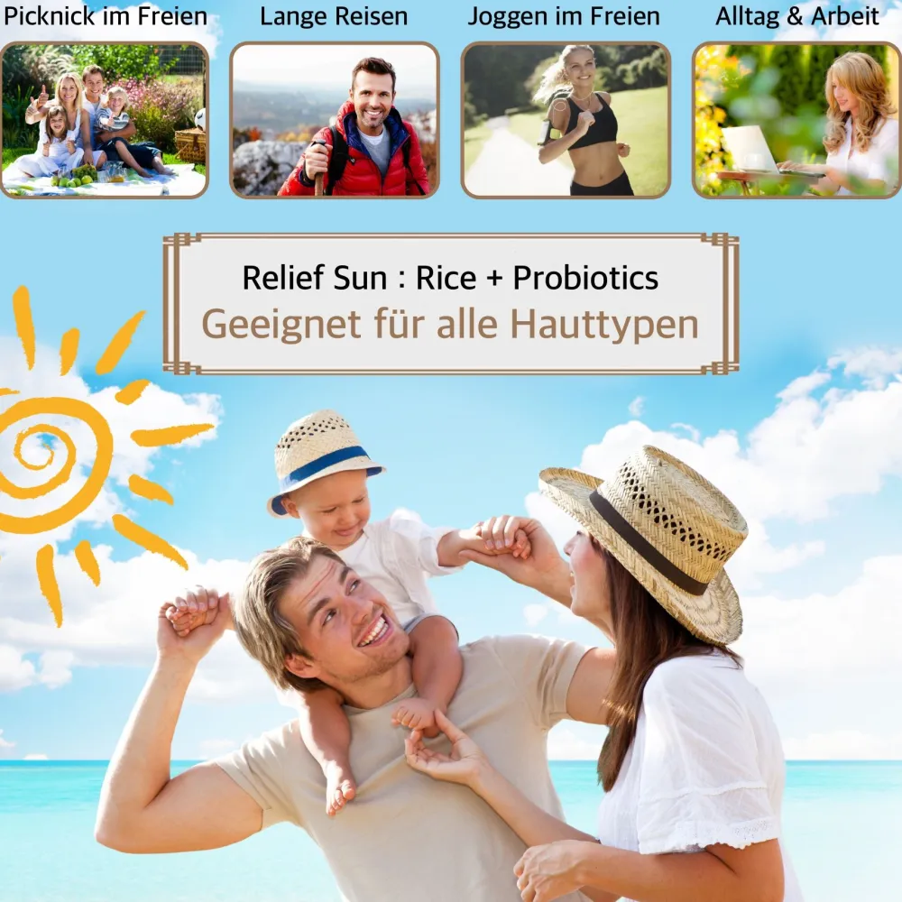 Sonnenschutzcreme Sonnenpflege Relief Sun SPF50+>BEAUTY OF JOSEON Hot