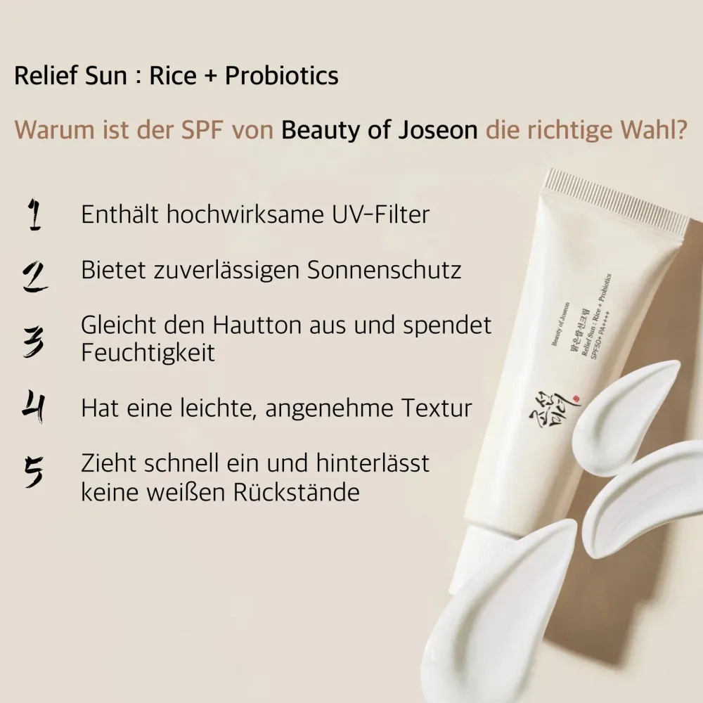 Sonnenschutzcreme Sonnenpflege Relief Sun SPF50+>BEAUTY OF JOSEON Hot