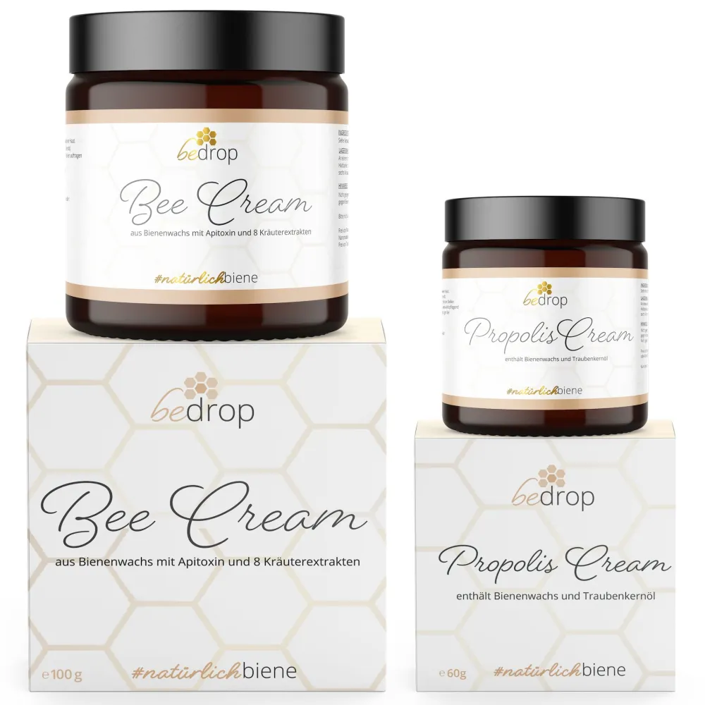 Creme-Set | Bee Cream Bienengift Salbe + Propolis Cream Propolis Salbe>bedrop Best