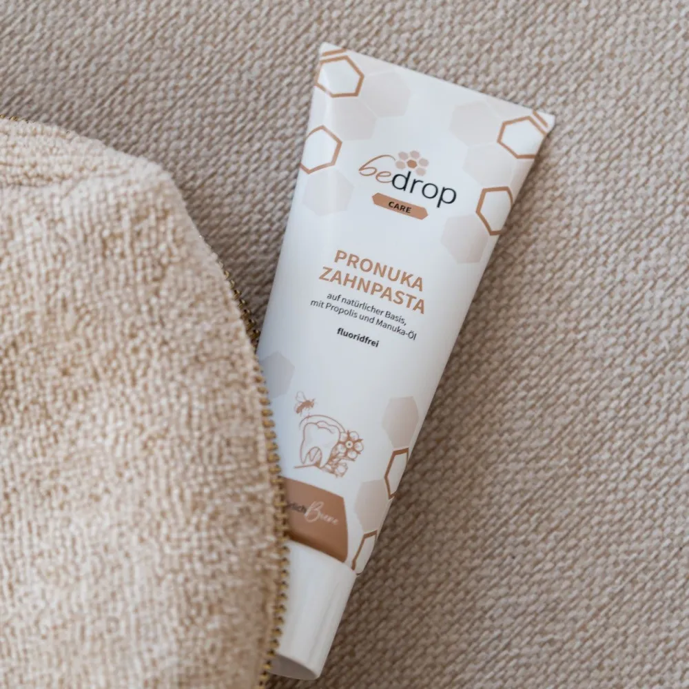 Pronuka Zahnpasta ohne Fluorid | Zahncreme für Parodontose & Zahnfleischentzündung|bedrop Best