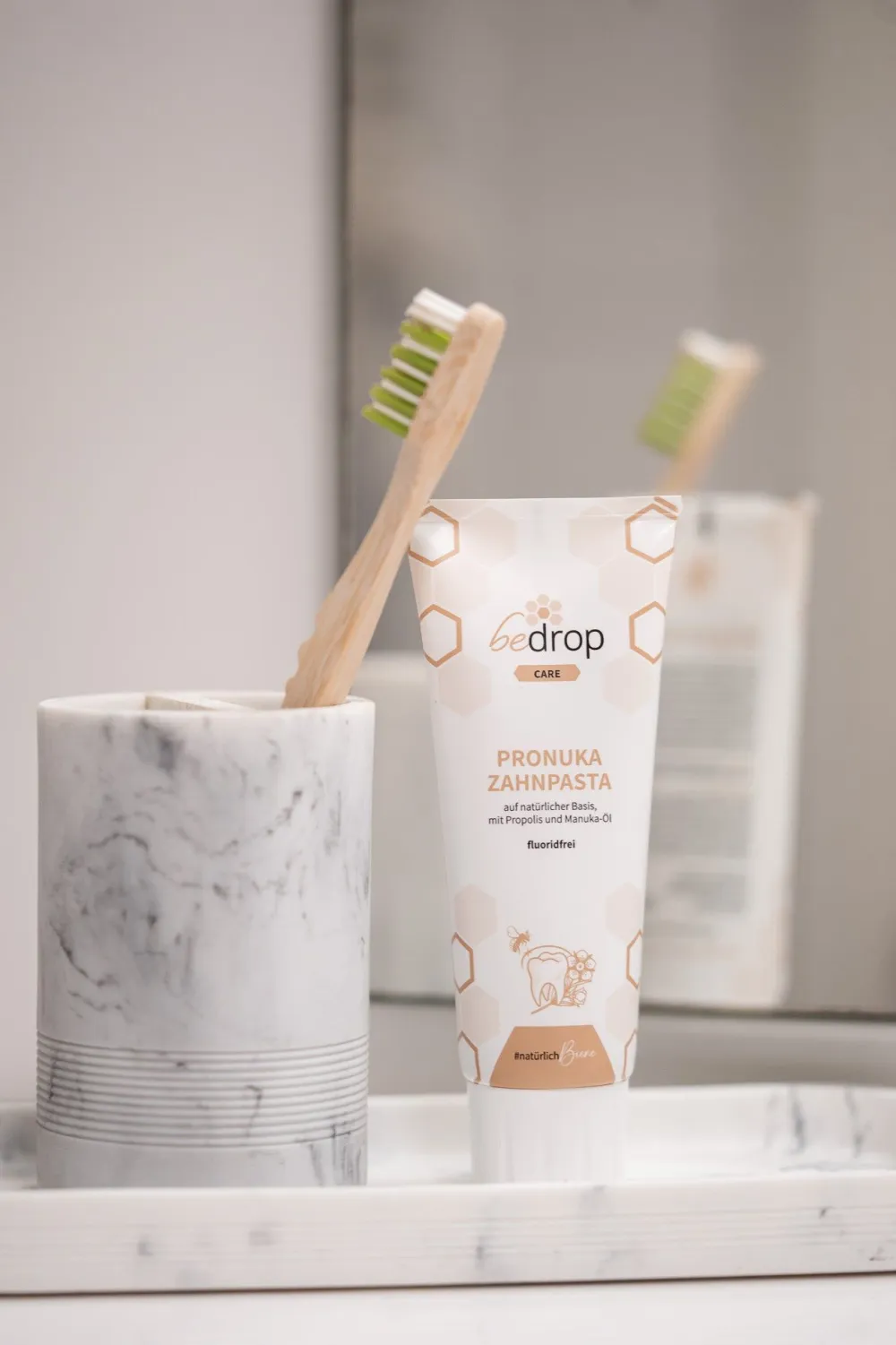 Pronuka Zahnpasta ohne Fluorid | Zahncreme für Parodontose & Zahnfleischentzündung|bedrop Best