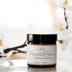 Propolis Salbe Creme Hochdosiert mit Bienenwachs & Traubenkernöl|bedrop