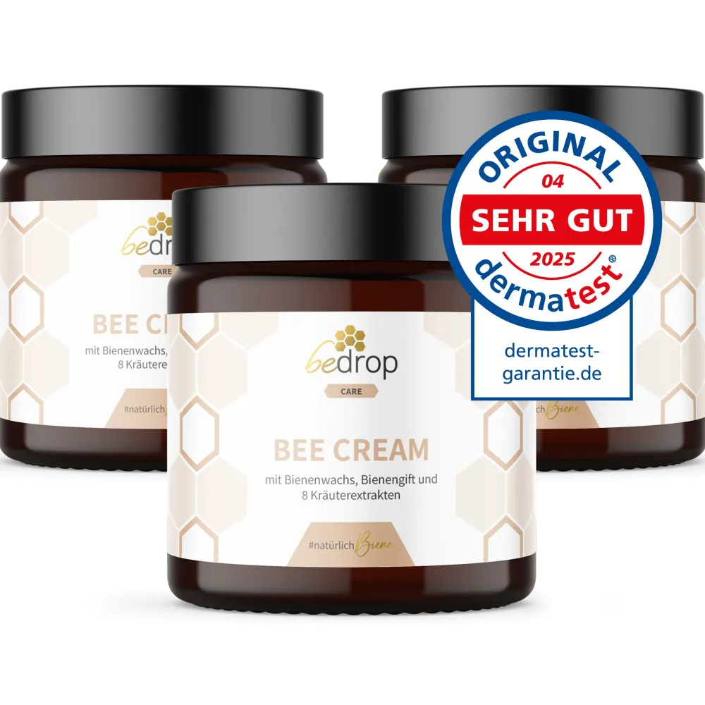Vorteilsset: Bee Cream Bienengiftsalbe und 8 Kräuterextrakten im 3er Set>bedrop Online