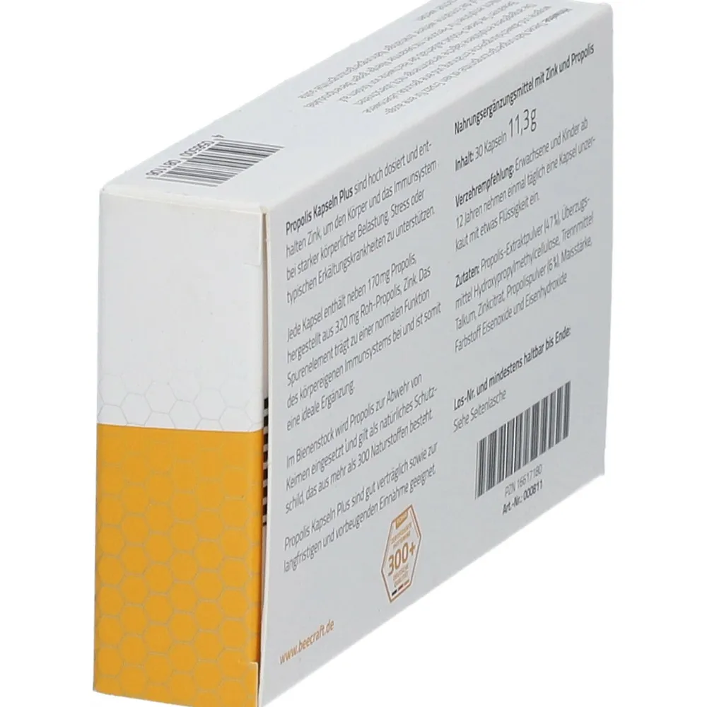 beecraft® PROPOLIS Kapseln Plus hochdosiert> New
