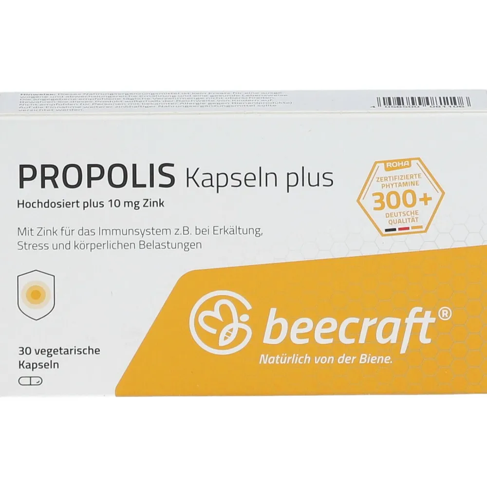 beecraft® PROPOLIS Kapseln Plus hochdosiert> New