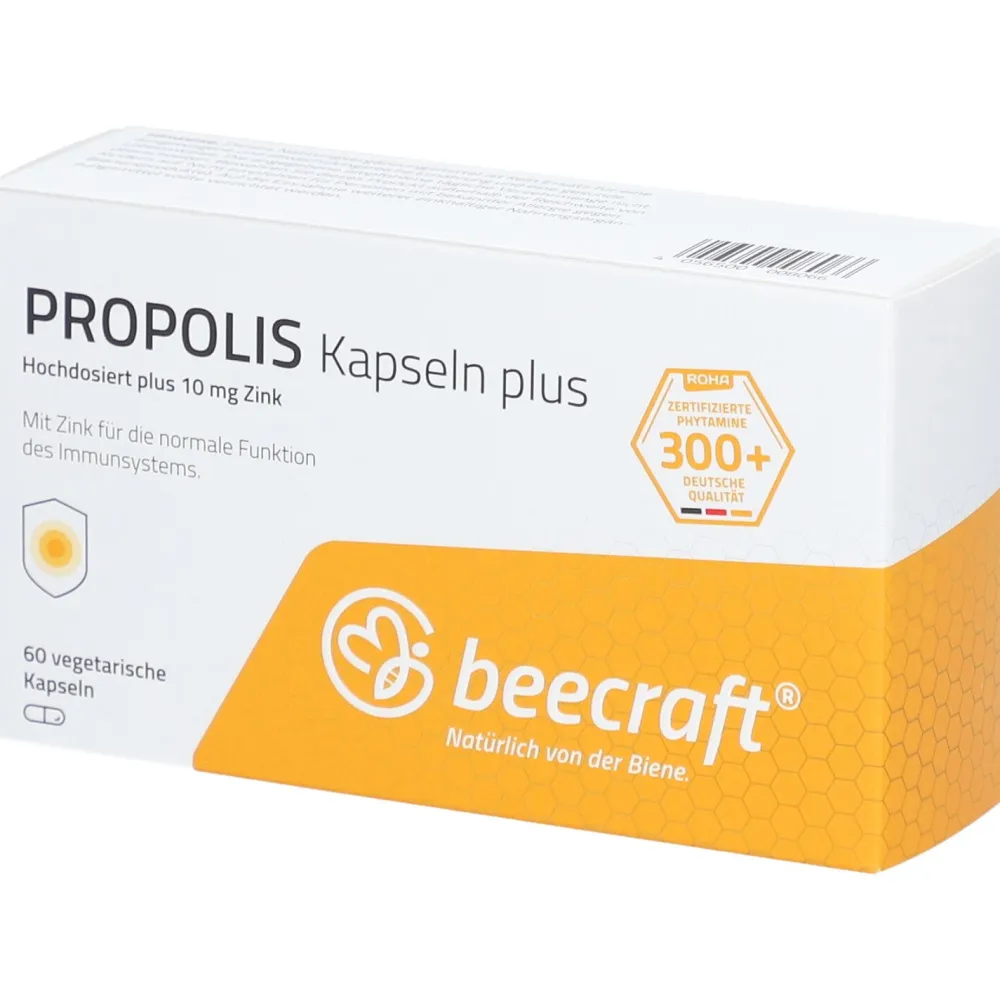 beecraft® PROPOLIS Kapseln Plus hochdosiert>