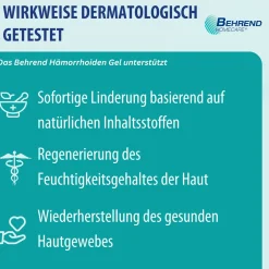 Behrend Hämorrhoiden Gel - bei inneren & äußeren Hämorrhoiden, Analjucken, Analfissuren & Proktitis – Hämorrhoiden Salbe reduziert Schmerzen, Juckreiz & Brennen><noscript><img width=