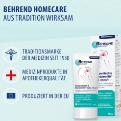 Behrend – Schuppenflechte & Neurodermitis Creme bei geröteter, trockener & schuppiger Haut – Psoriasis & Ekzem Salbe reduziert den Juckreiz & beruhigt entzündete Haut><noscript><img width=