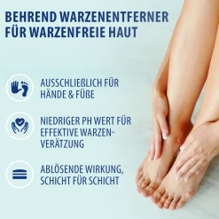 Behrend Warzenmittel für Hand & Fuß - Effektive Warzen Verätzung ohne Schmerzen - Hygienisch & sicher><noscript><img width=