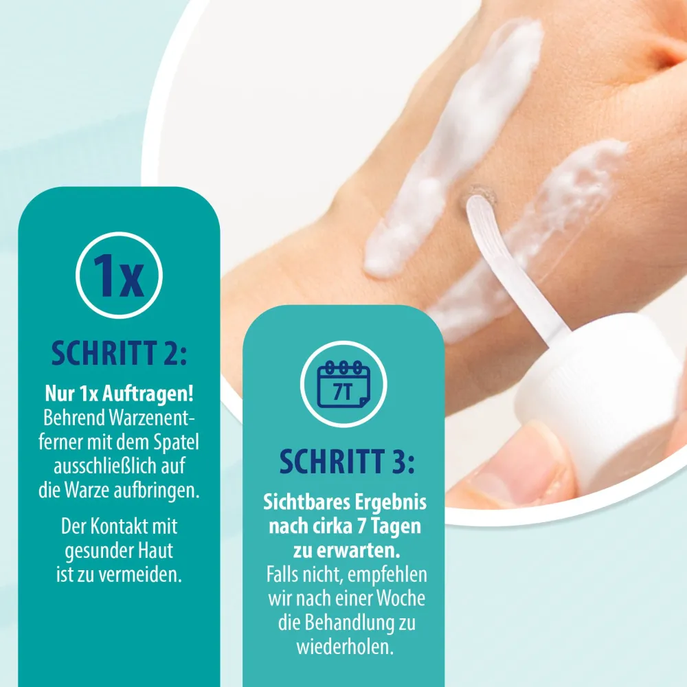 Behrend Warzenmittel für Hand & Fuß - Effektive Warzen Verätzung ohne Schmerzen - Hygienisch & sicher> Discount