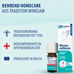 Behrend Warzenmittel für Hand & Fuß - Effektive Warzen Verätzung ohne Schmerzen - Hygienisch & sicher><noscript><img width=