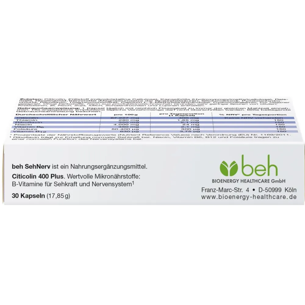 beh SehNerv – Ihre Sehkraft im Blick behalten> Sale
