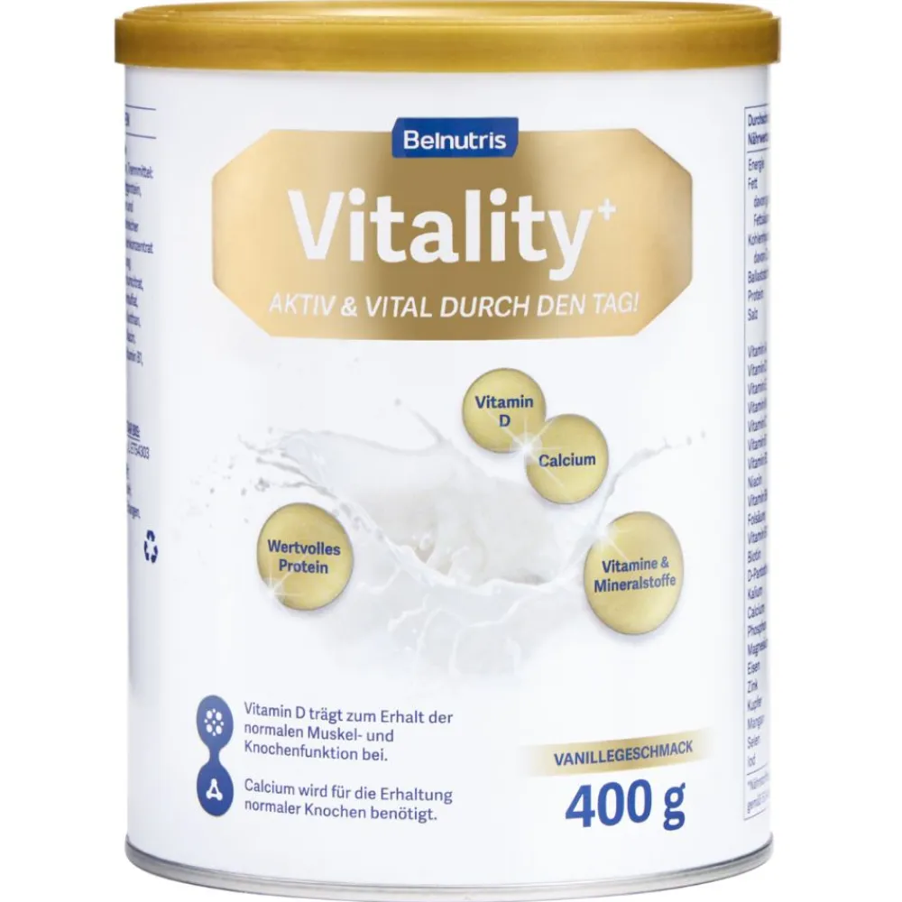 Belnutris Vitality+: Multivitamin A-Z, Mineralstoffe, Makronährstoffe (All-in-one)| Hot