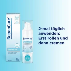 BepanCare Narben-Gel mit Massage-Roller – macht Narben glatter, flacher und weicher><noscript><img width=