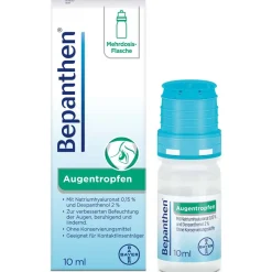 Augentropfen – bei trockenen, geröteten, juckenden oder brennenden Augen|Bepanthen Hot