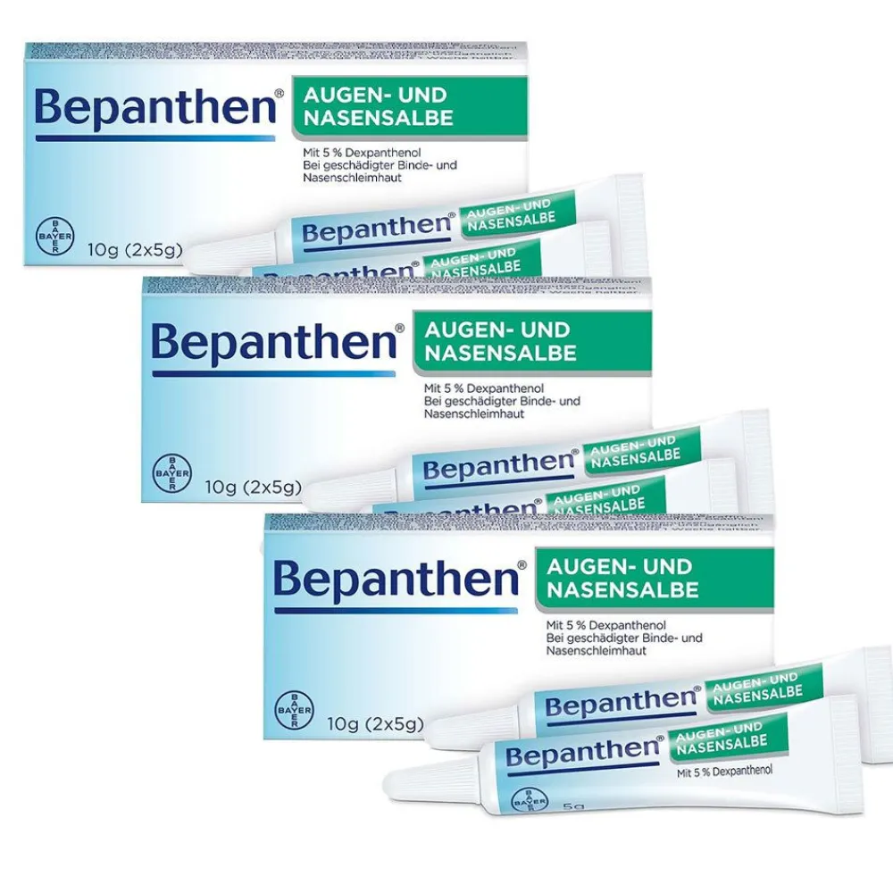 Bepanthen Augen- und Nasensalbe – sanft und wirksam bei leichten, oberflächlichen Schädigungen in Auge und Nase| Online