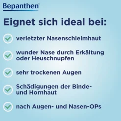 Bepanthen Augen- und Nasensalbe – sanft und wirksam bei leichten, oberflächlichen Schädigungen in Auge und Nase| Online