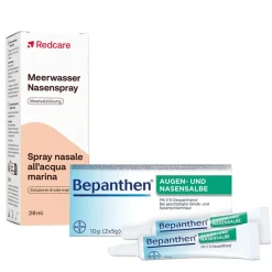 Bepanthen® Augen- und Nasensalbe + Meerwasser Nasenspray|Redcare