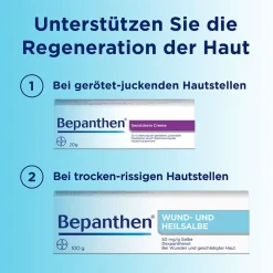 Bepanthen® Set bei trockenen Hautstellen> Hot