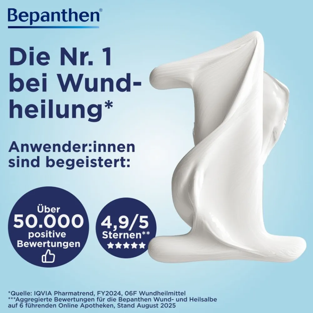 Wund- und Heilsalbe – für kleine Wunden, rissige Hautstellen, Windeldermatitis und als Tattoo Nachsorge>Bepanthen Sale