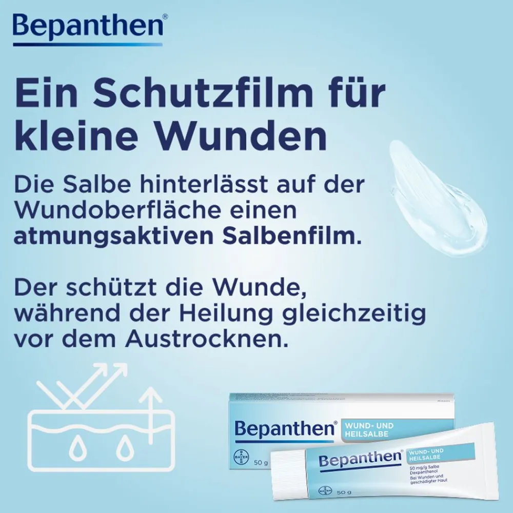 Wund- und Heilsalbe – für kleine Wunden, rissige Hautstellen, Windeldermatitis und als Tattoo Nachsorge>Bepanthen Sale