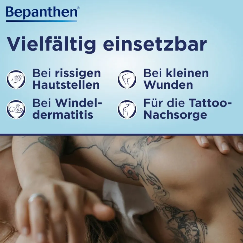 Wund- und Heilsalbe – für kleine Wunden, rissige Hautstellen, Windeldermatitis und als Tattoo Nachsorge>Bepanthen Sale