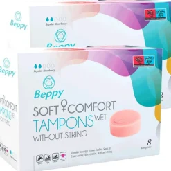 *WET* Soft + Comfort Tampons without String>Beppy Clearance