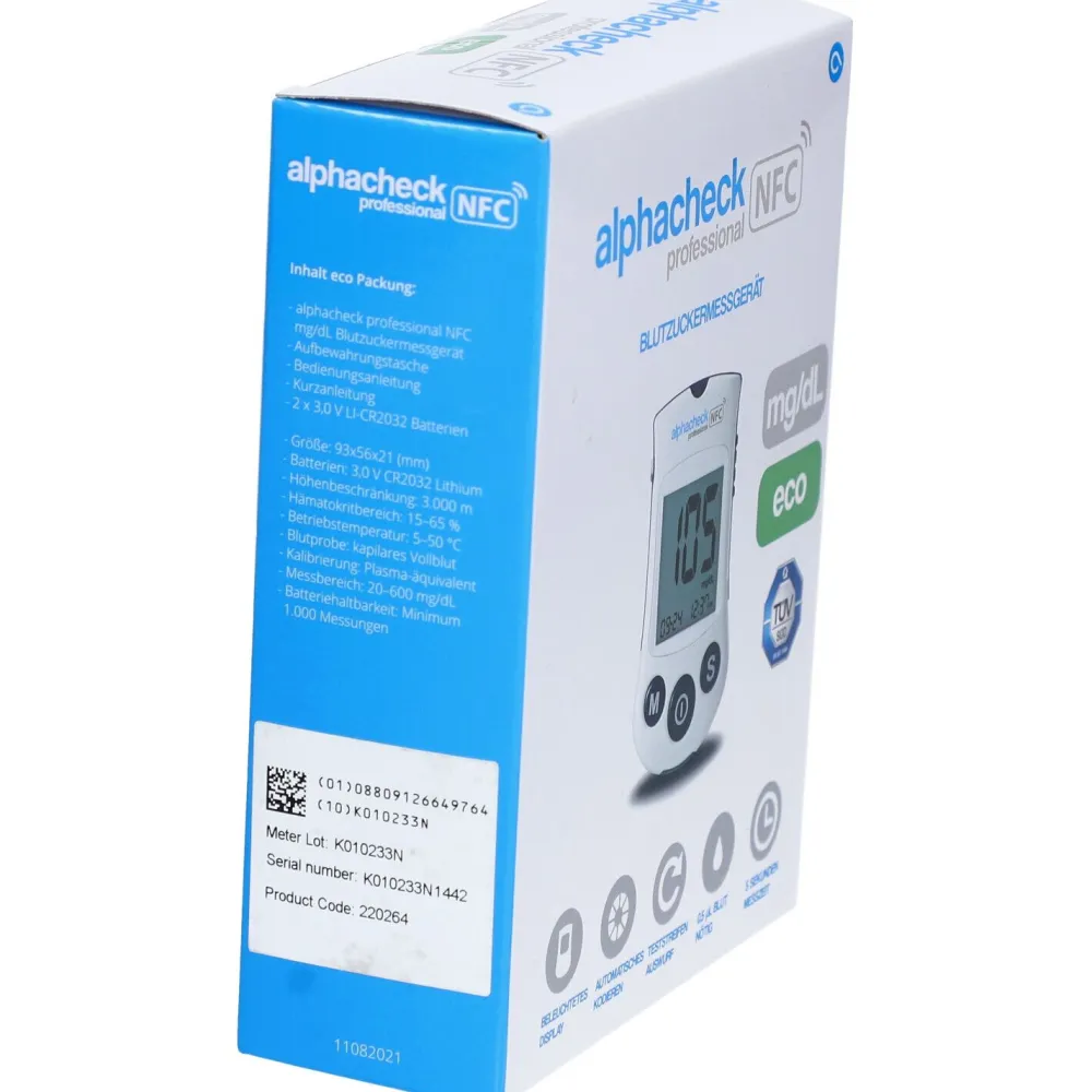 Berger Med Alphacheck professional eco mg/dL| Sale