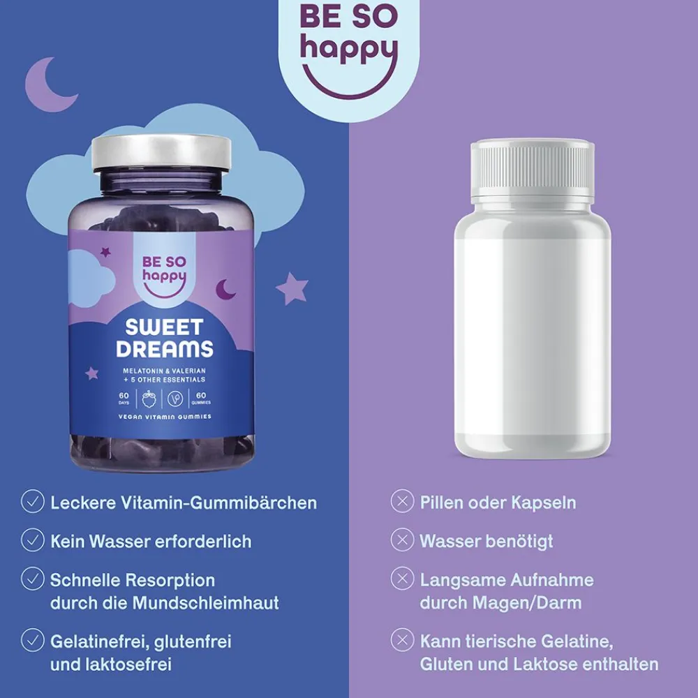 BE SO Happy Sweet Dreams Melatonin Gummibärchen> Discount