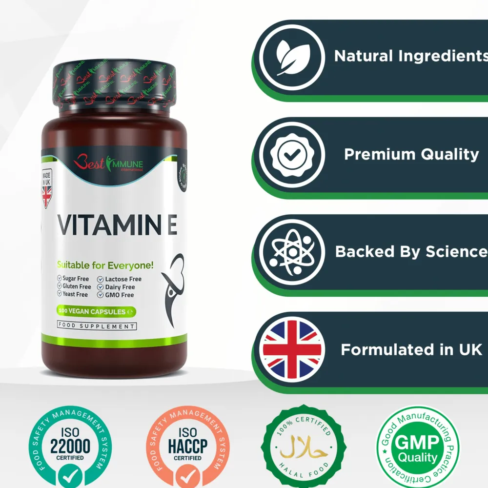Best Immune Natürliches Vitamin E 500 IE| Online