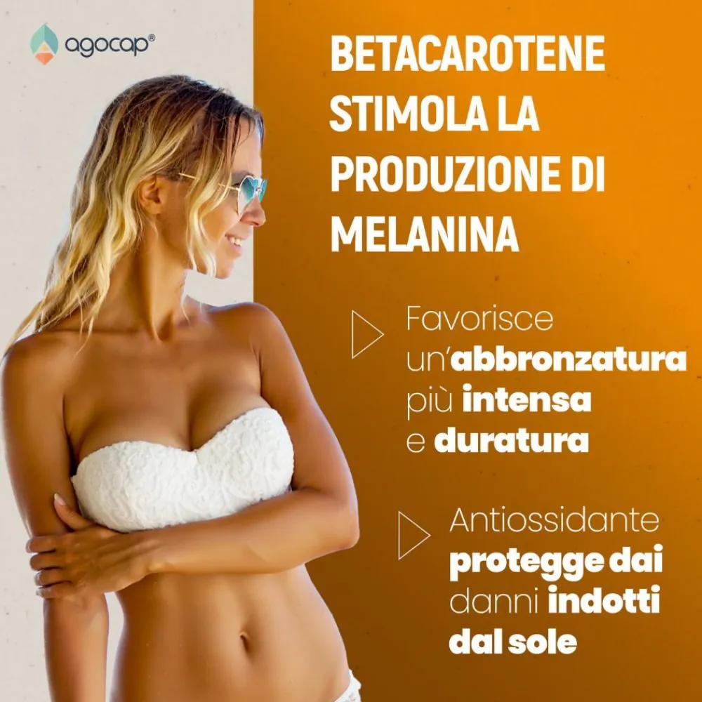 Beta-Carotin Bräunungskapseln – Sonnenbräune Komplex für natürliche Bräune mit Carotinoiden & Haut|