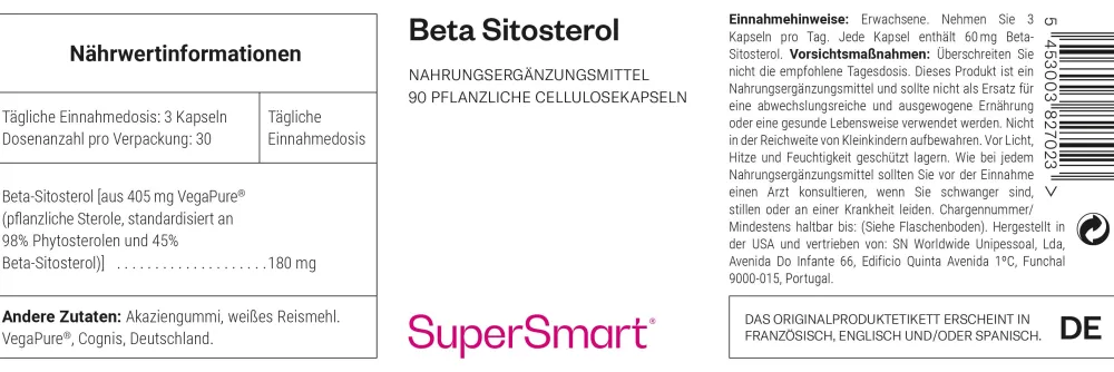 Beta-Sitosterin - SuperSmart> New