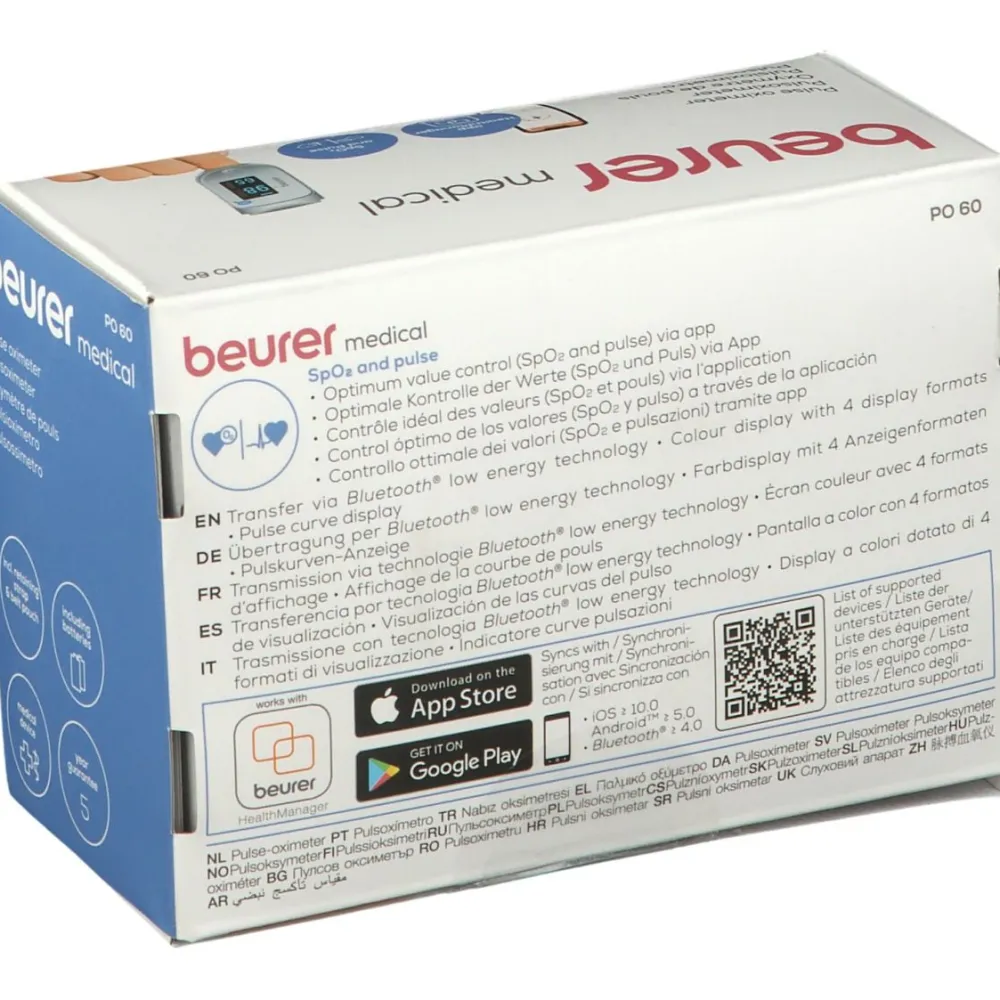 Bluetooth Pulsoximeter PO60>beurer Sale