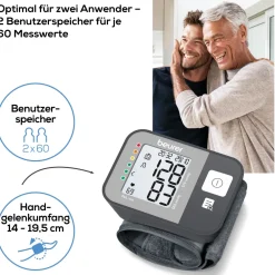 Handgelenk-Blutdruckmessgerät BC 27><noscript><img width=