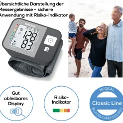 Handgelenk-Blutdruckmessgerät BC 27><noscript><img width=