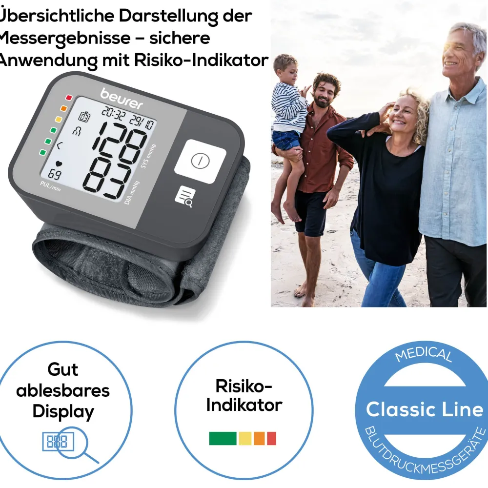 Handgelenk-Blutdruckmessgerät BC 27>beurer Best