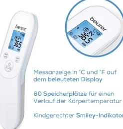 kontaktloses digitales Infrarotthermometer, schnelles Fieberthermometer zur hygienischen><noscript><img width=