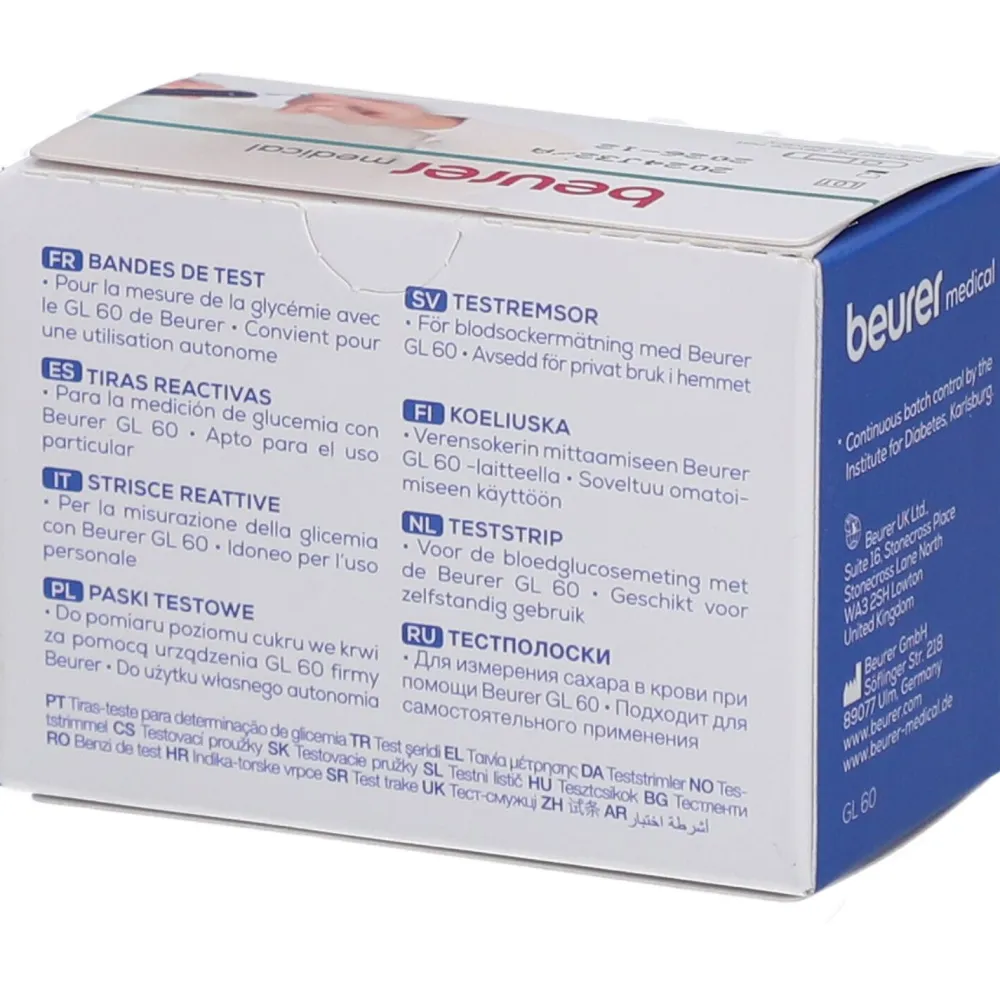 medical Teststreifen GL 60>beurer Sale