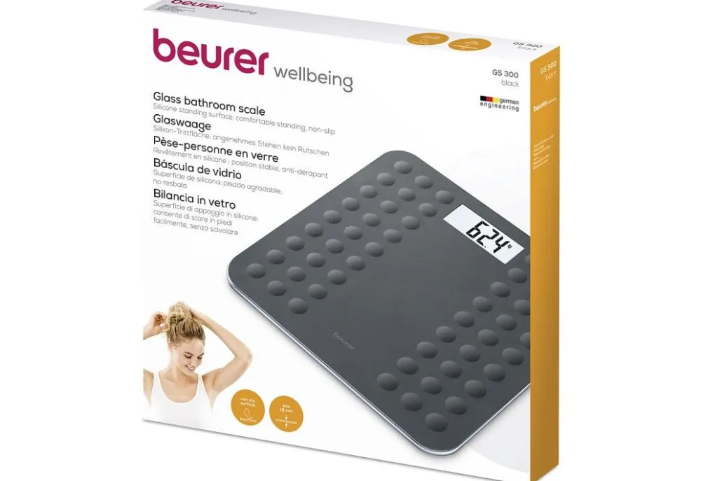 PERSONENWAAGE 180KG (GS 300 BLACK)>beurer Clearance