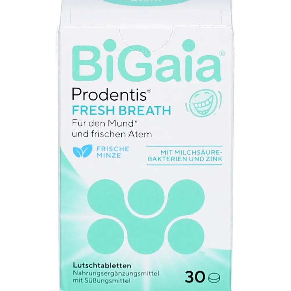 Prodentis® Fresh Breath– Probiotische Lutschtabletten Frische Minze|BiGaia Discount