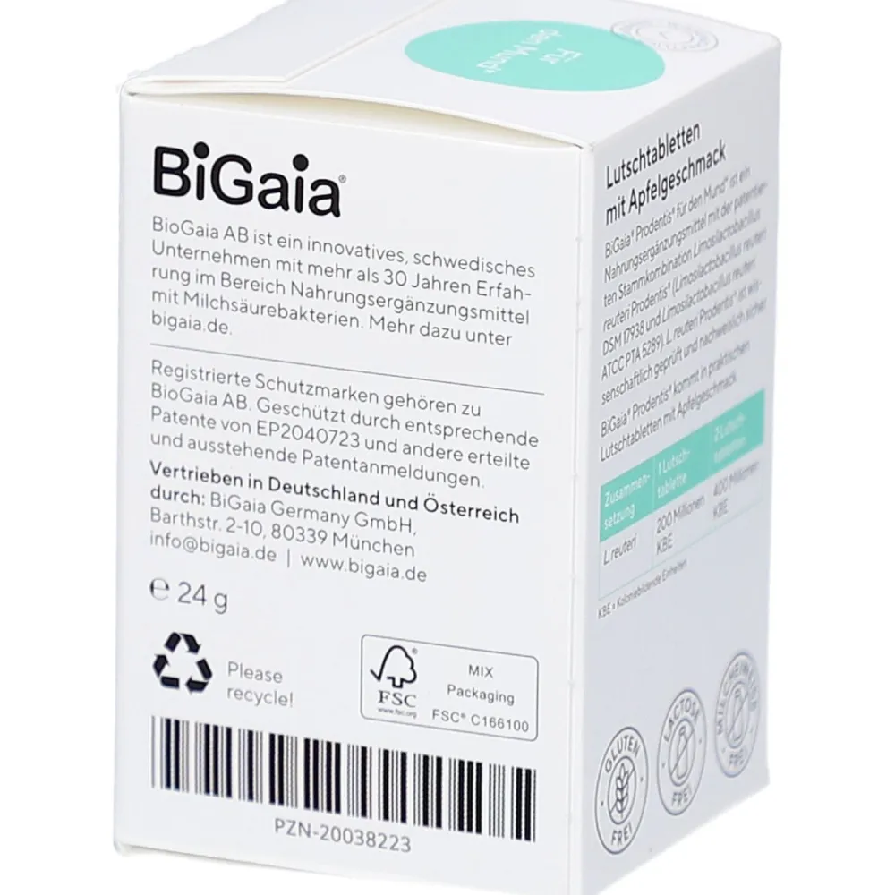 Prodentis® Milchsäurebakterien Für den Mund>BiGaia Discount