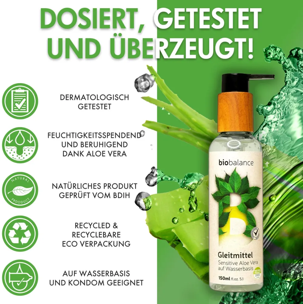 BIO BALANCE Aloe Vera Wasserbasis Gleitmittel> Hot