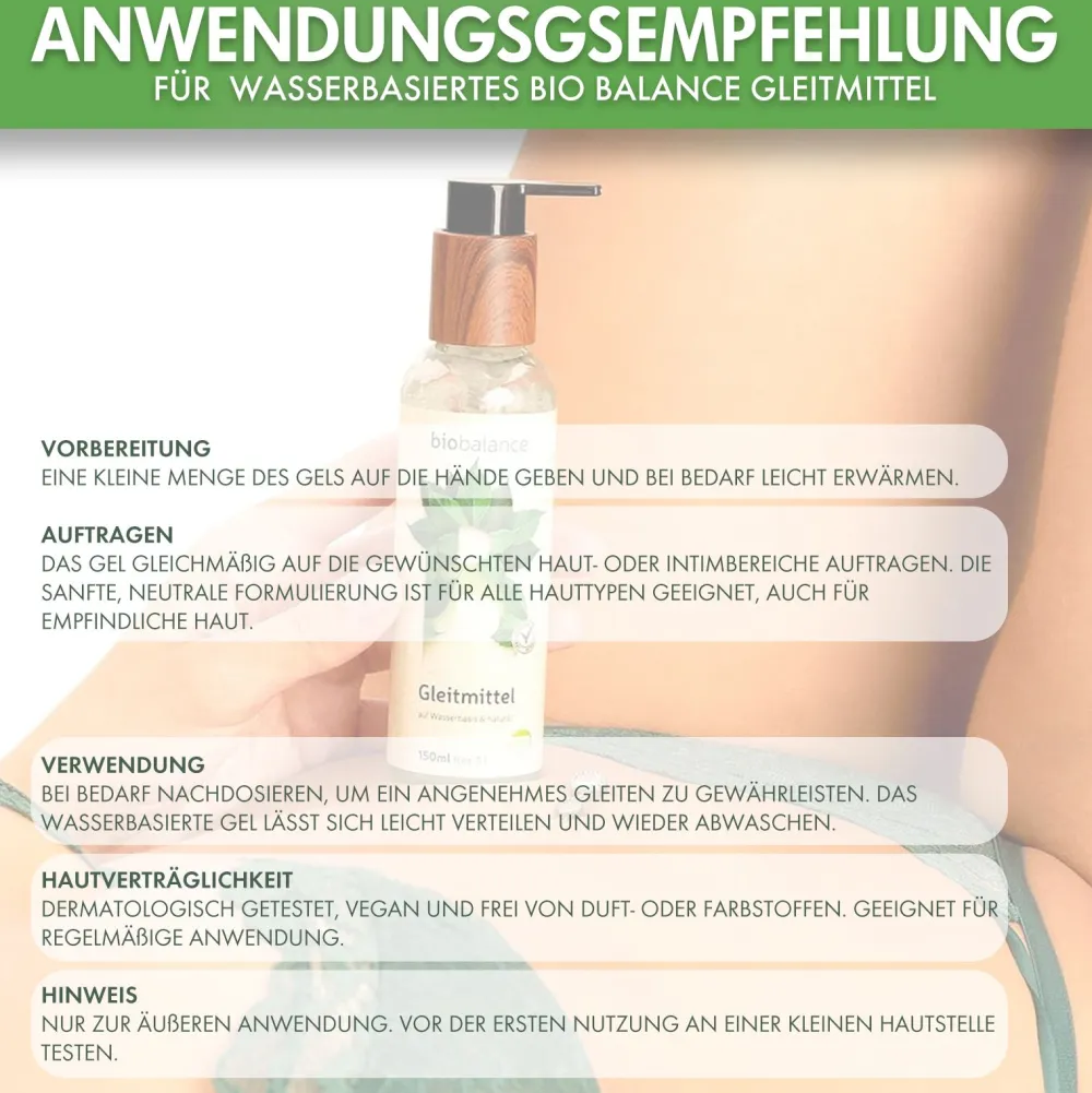 BIO BALANCE Gleitmittel Wasserbasis> Online